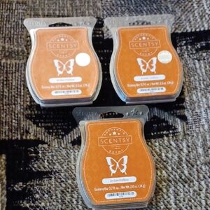 4/$60 New Scentsy "Amber Hollow" Scented Wax Bars - Set Of 3
